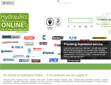 Tablet Screenshot of hydraulicsonline.co.uk