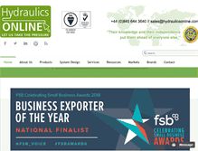 Tablet Screenshot of hydraulicsonline.com